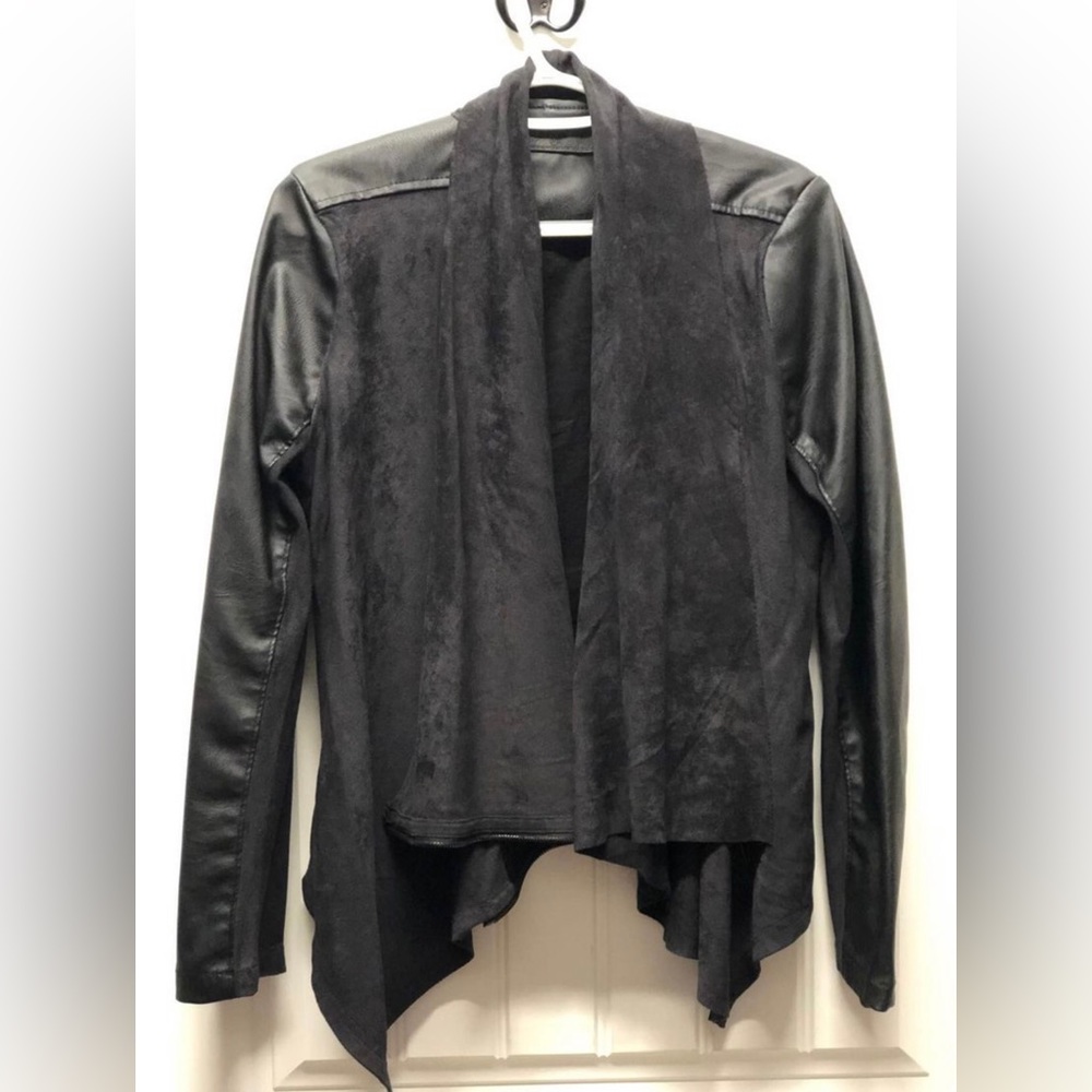 Blank NYC Faux Leather and Suede Jacket